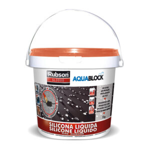 Tienda 4 SILICONA LÍQUIDA AQUABLOCK 1 KG.TEJA