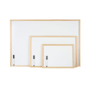 PIZARRA BLANCA 60X40 C/MARCO Y ROT