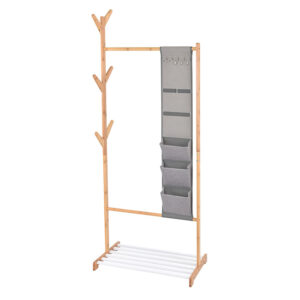 Tienda 9 COLGADOR BAMBU C/REPISA 65X38X167 CM.