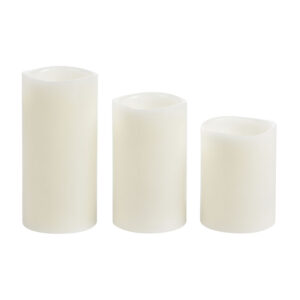 Tienda 6 SET 3 VELONES LED BLANCO Ø 75 MM