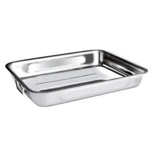 Tienda 11 RUSTIDERA INOX.ASAS ABATIB.40X28CM.