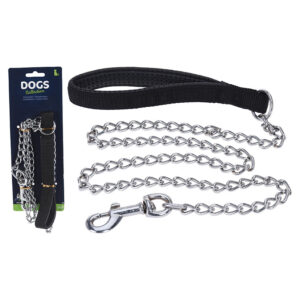 COLLAR+CORREA METÁLICA 1 M PERRO