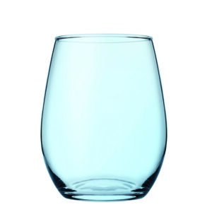 VASO CRISTAL AMBER 350CC. 6 UN. TURQUESA