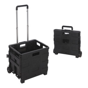 TROLLEY PLEGABLE ALUMINIO 38X36X30CM