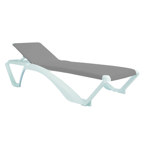 TUMBONA ACQUA 73X190X35 BLANCA ARENA 1 TUMBONA