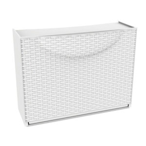 Tienda 11 ZAPATERO RESINA MODULAR RATTAN BCO 1T.